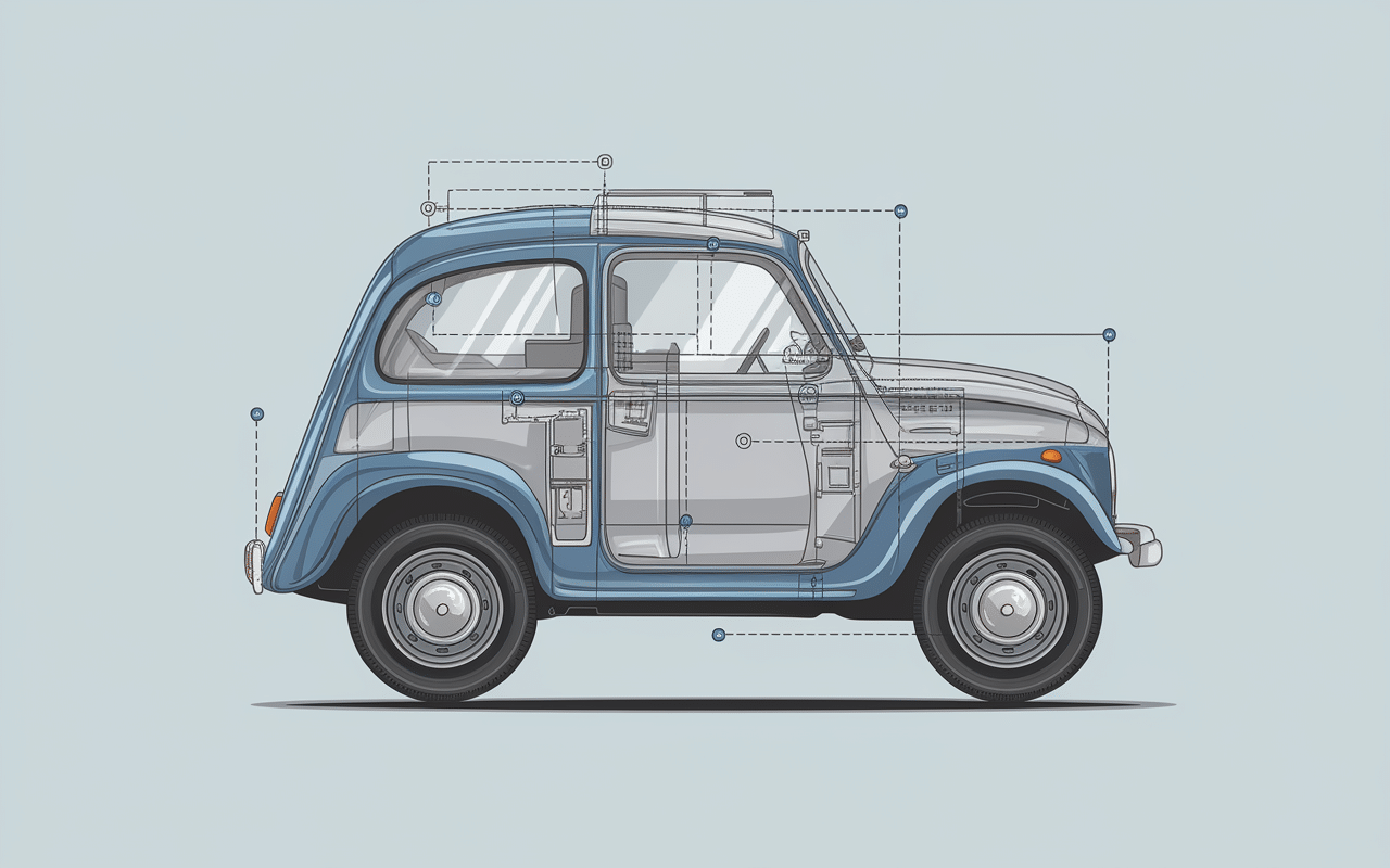 Cloison SAD signification coupe technique