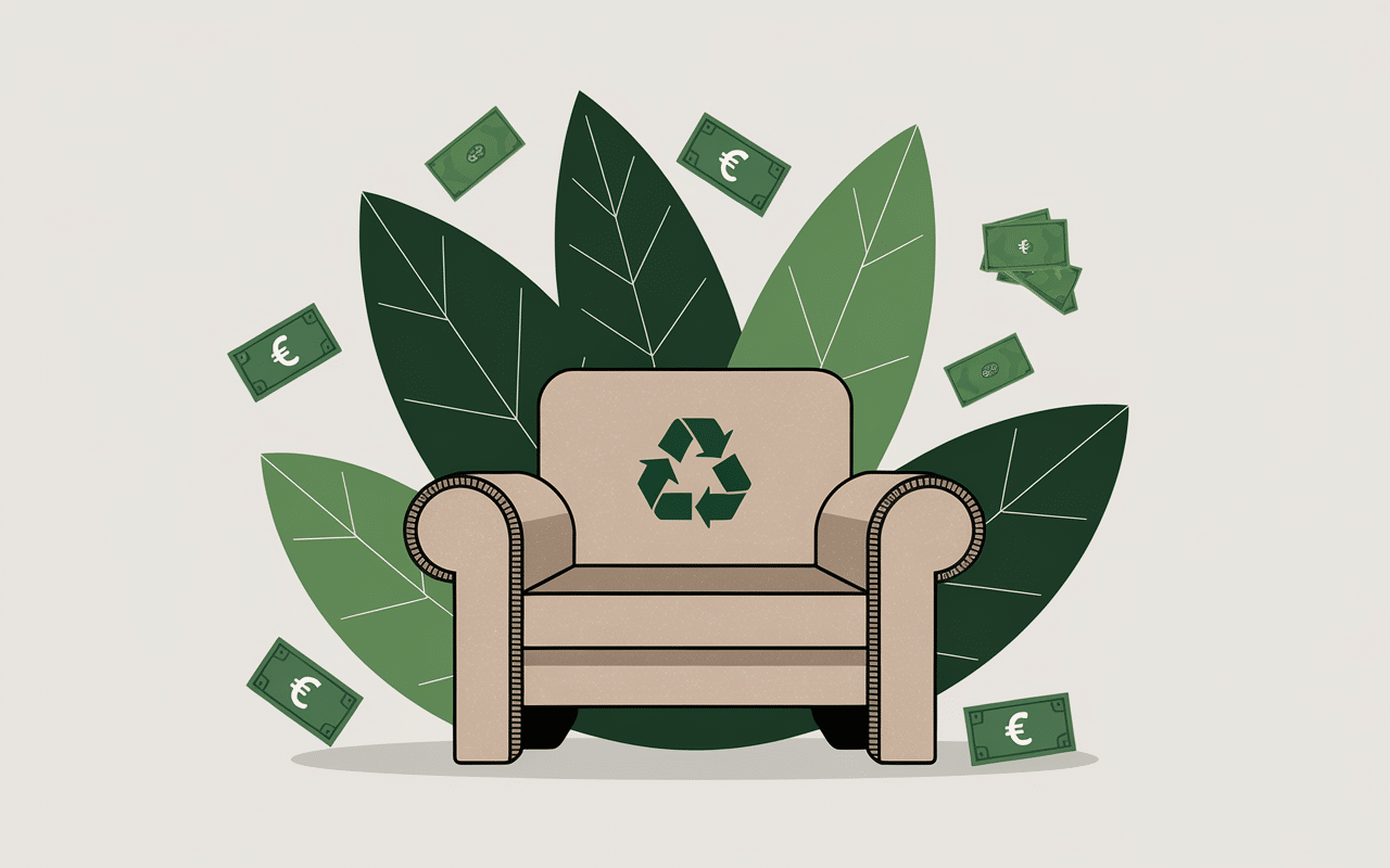 fauteuil en carton recyclé atout écologique économique
