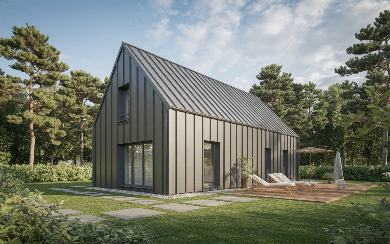 schema coupe isolation exterieur maison phenix structure metallique