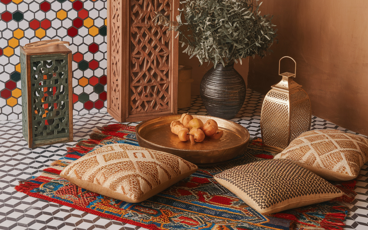Décoration artisanale maison marocaine traditionnelle