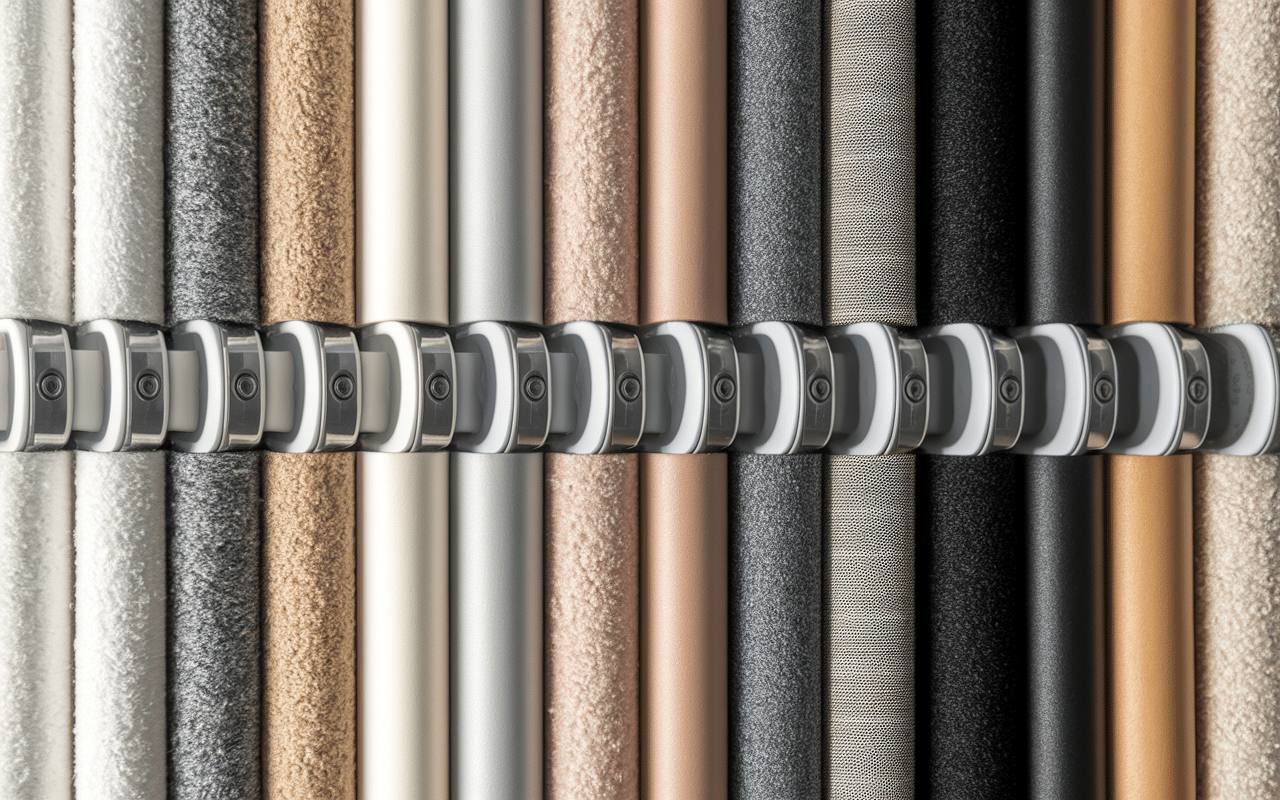 Tissus et mécanismes Toiciel store occultant, échantillons choix