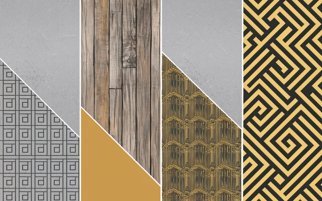 Différents styles sols pour amenagement terrasse beton