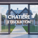 Chatière et isolation sur porte moderne