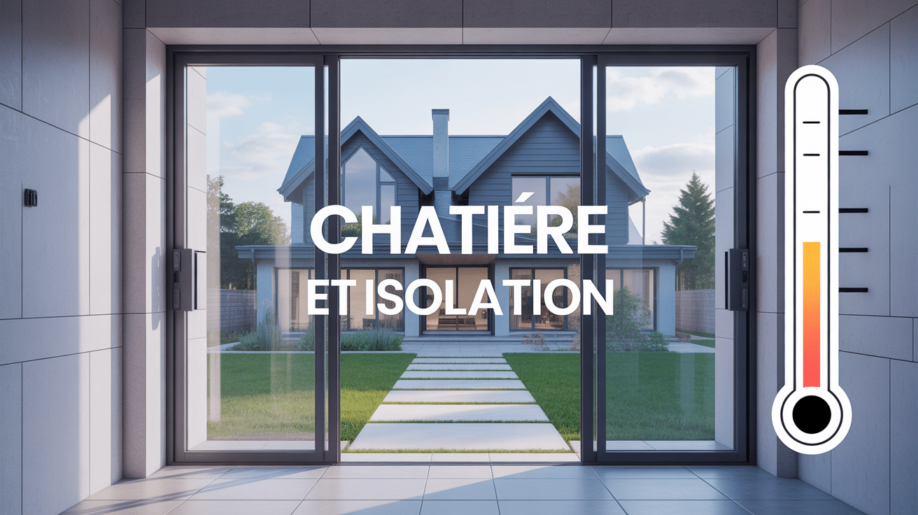 Chatière et isolation sur porte moderne