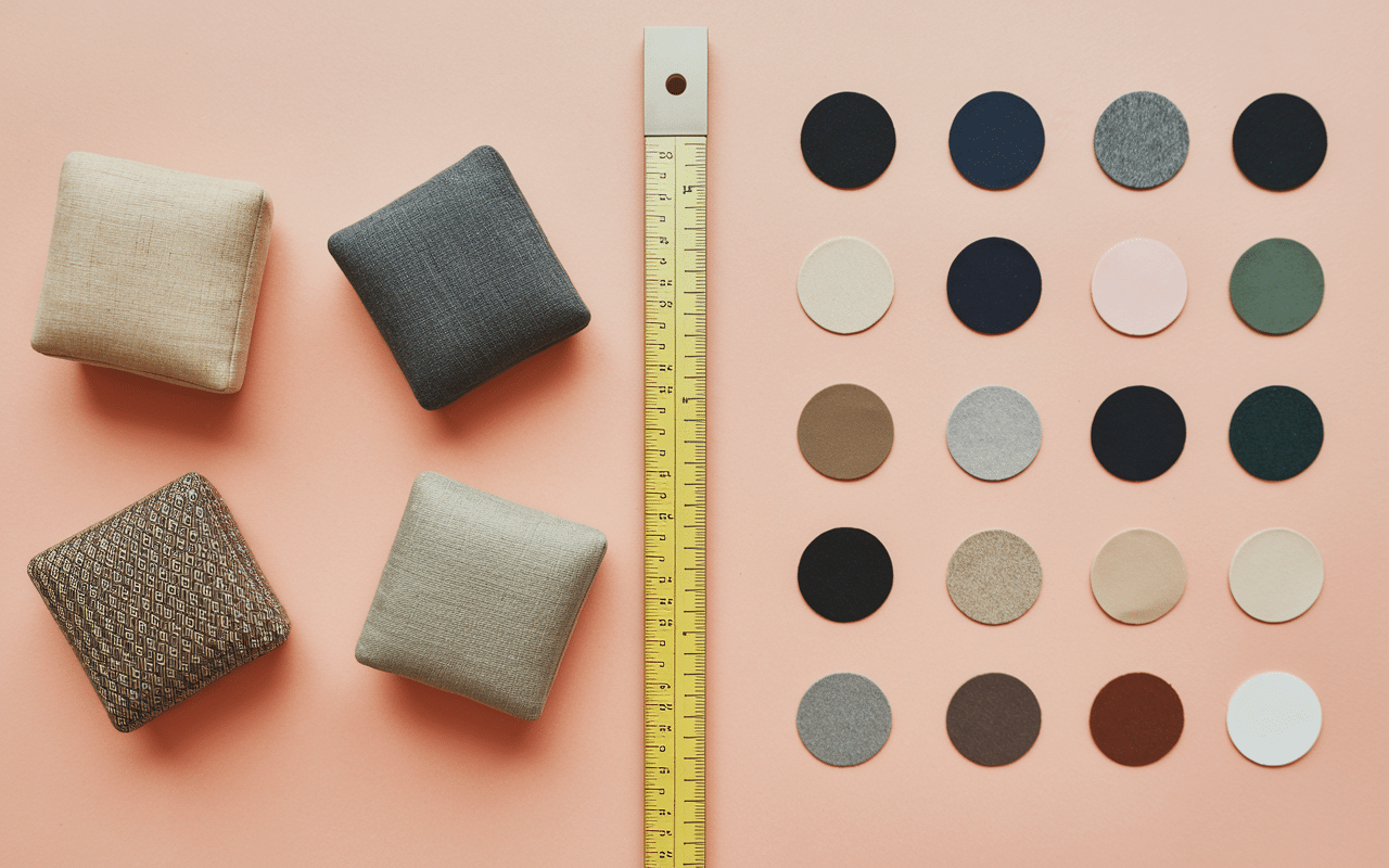 Mesurer canapé d'angle pour housse tissu taille colors