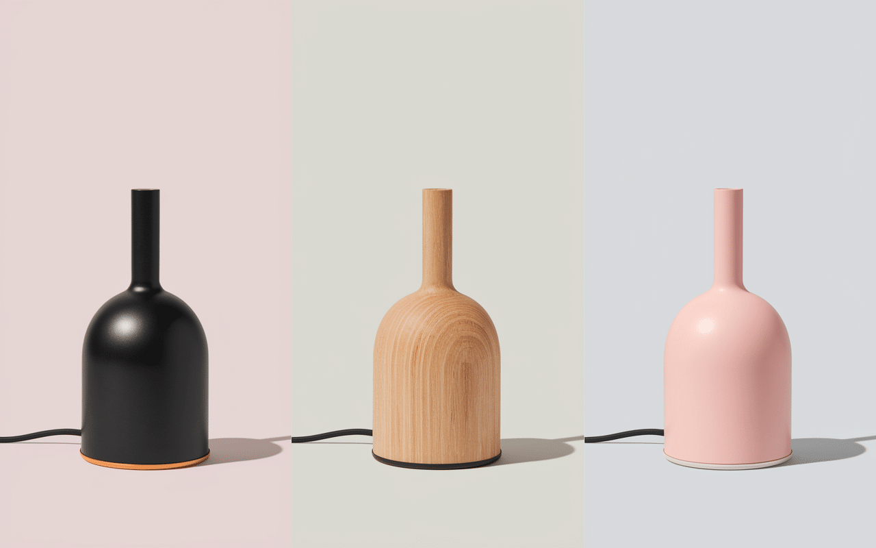 corbeille à papier design métal bois plastique