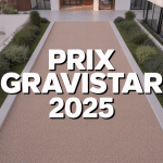 daniel moquet prix au m2 gravistar allée carrossable vue aérienne