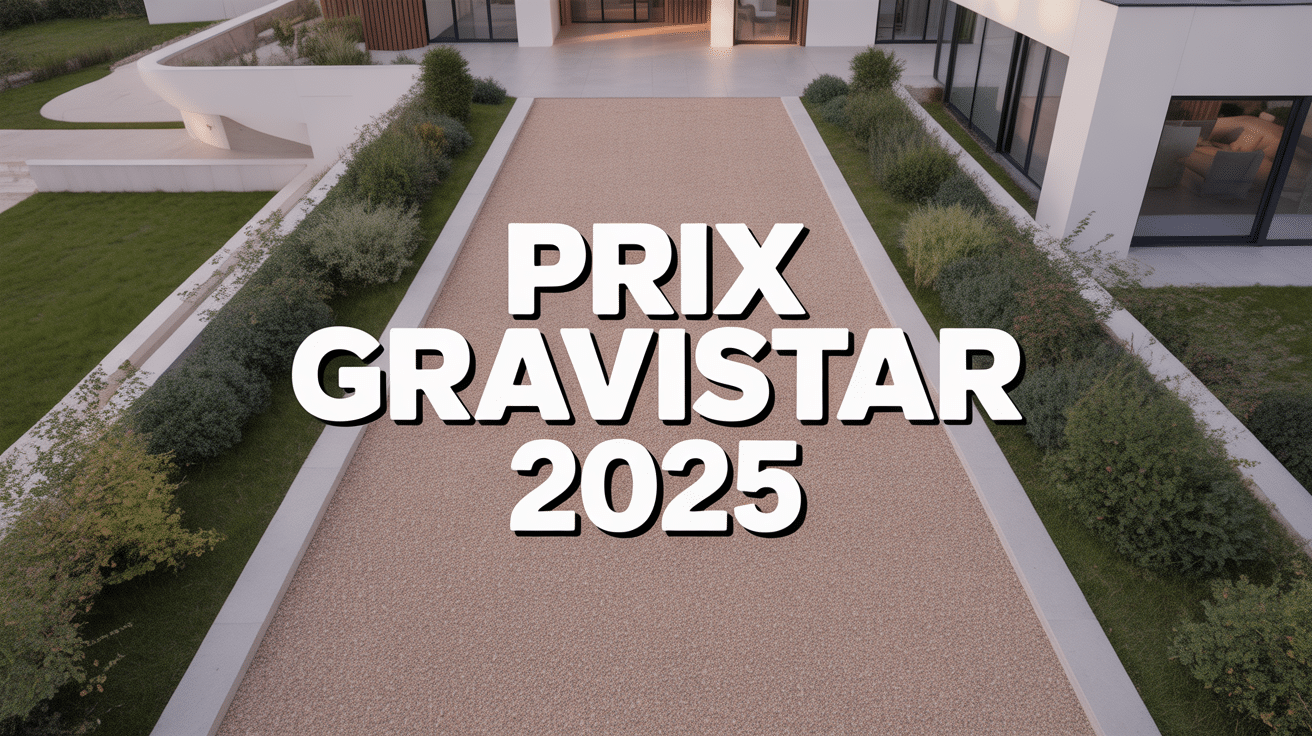 daniel moquet prix au m2 gravistar allée carrossable vue aérienne