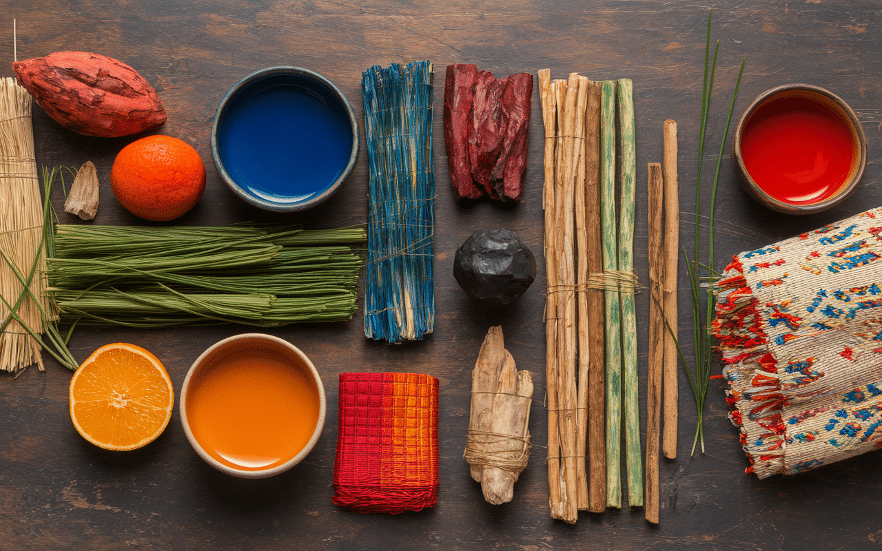 palette deco mexicaine couleurs et matières