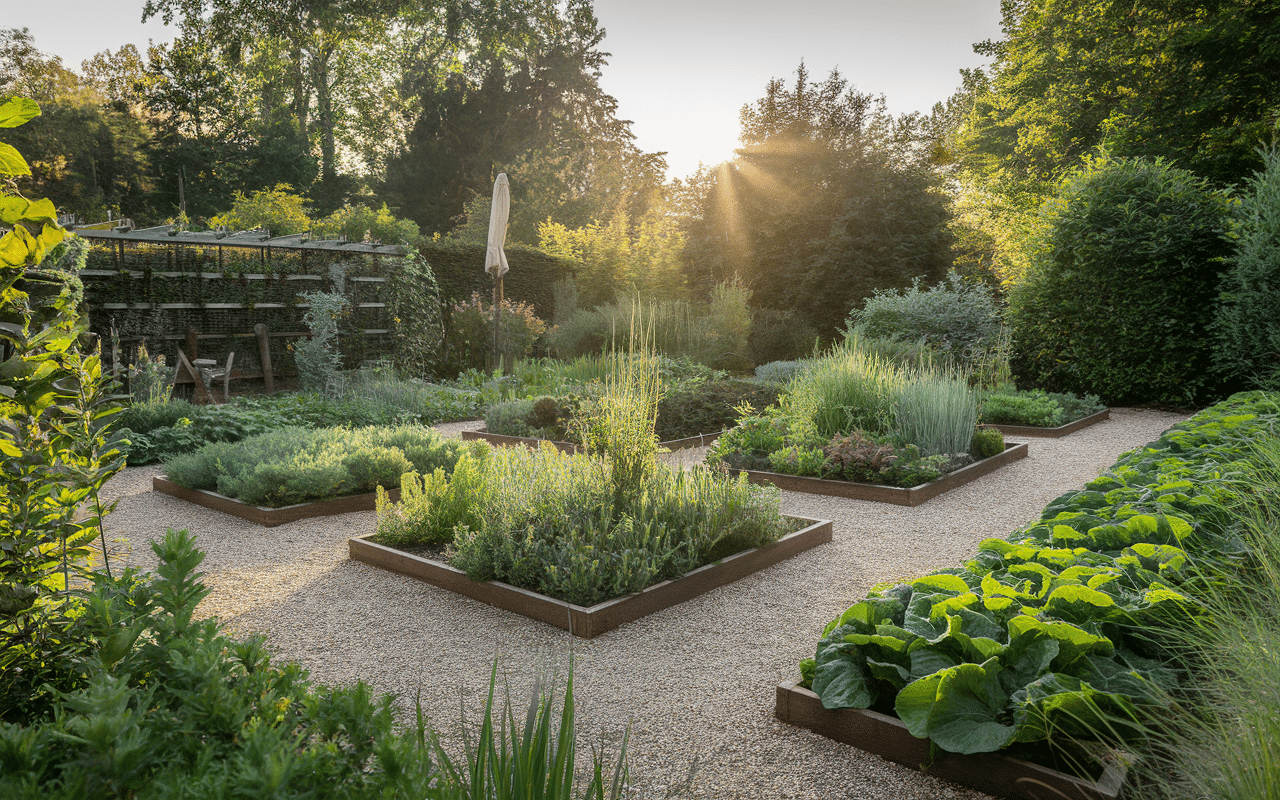 Jardin potager exposition nord ouest ombre partielle