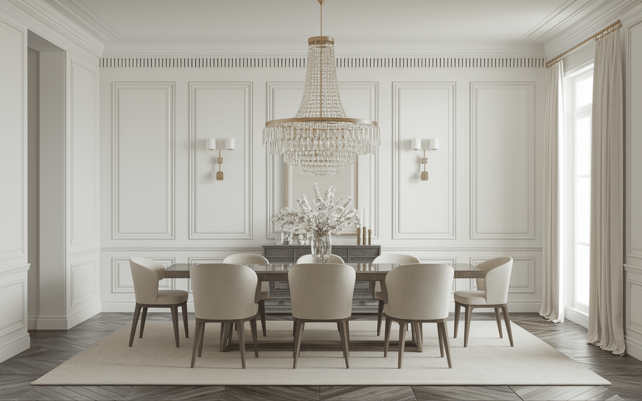 dimensions lustre cristal moderne salon salle à manger