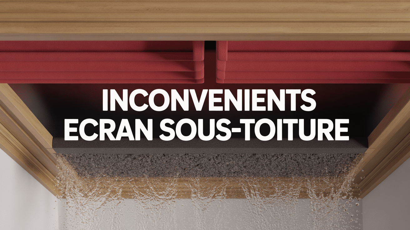 inconvénient écran sous-toiture coupe toiture humidité