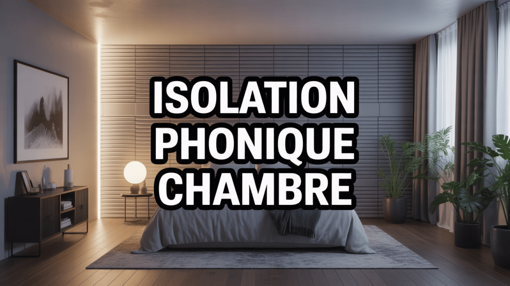 chambre calme isolation phonique mur epais
