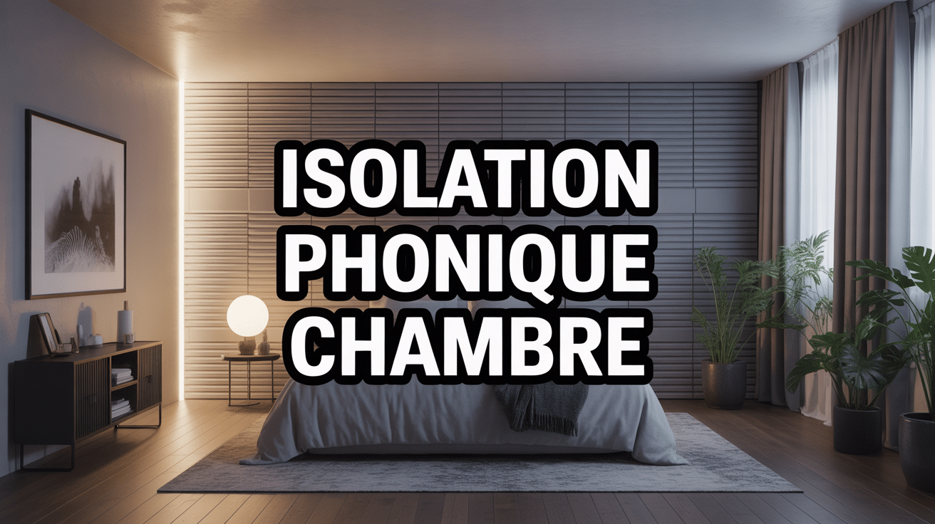 chambre calme isolation phonique mur epais