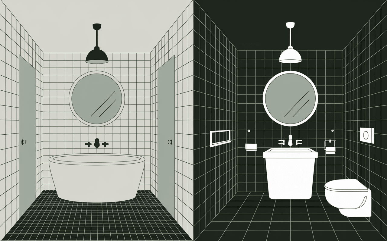 minimum wc size comparaison toilettes spacieuses vs petites