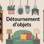 objets détournés de leur fonction en déco DIY