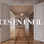 Appartement pièces en enfilade style classique lumière naturelle