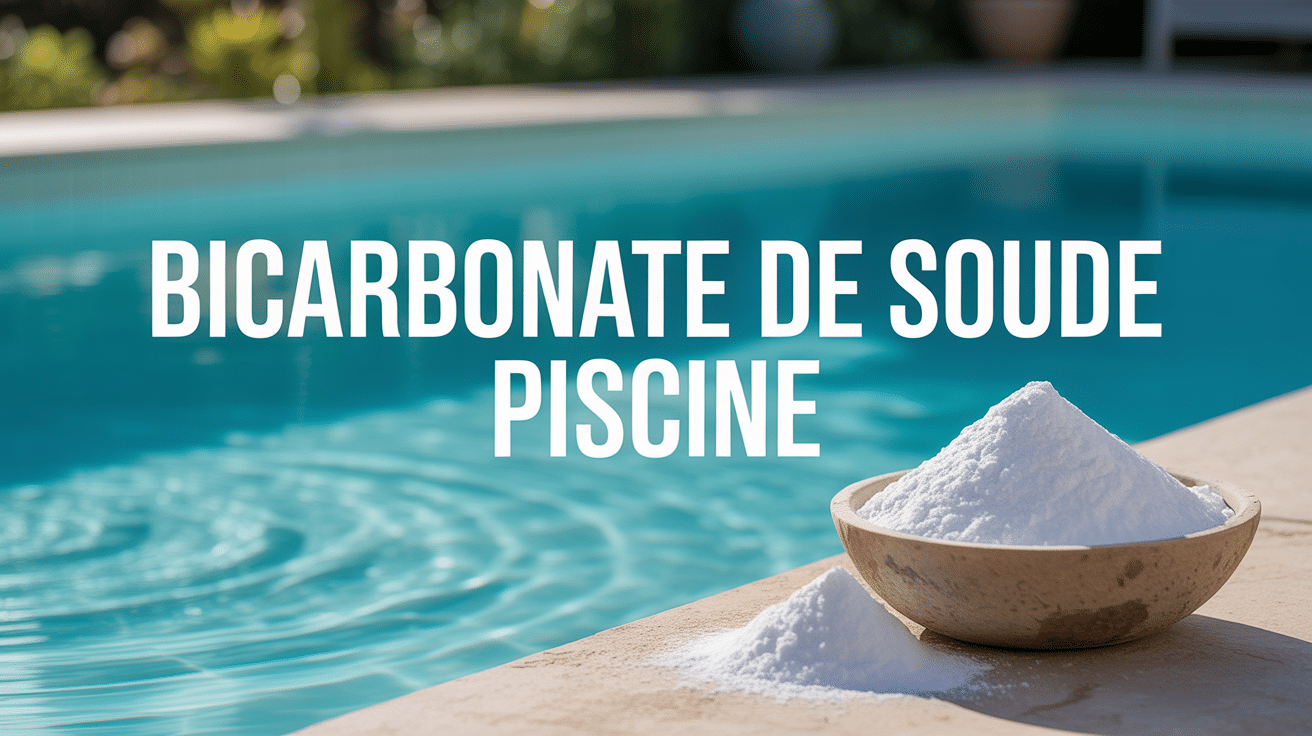 Piscine claire avec bicarbonate de soude