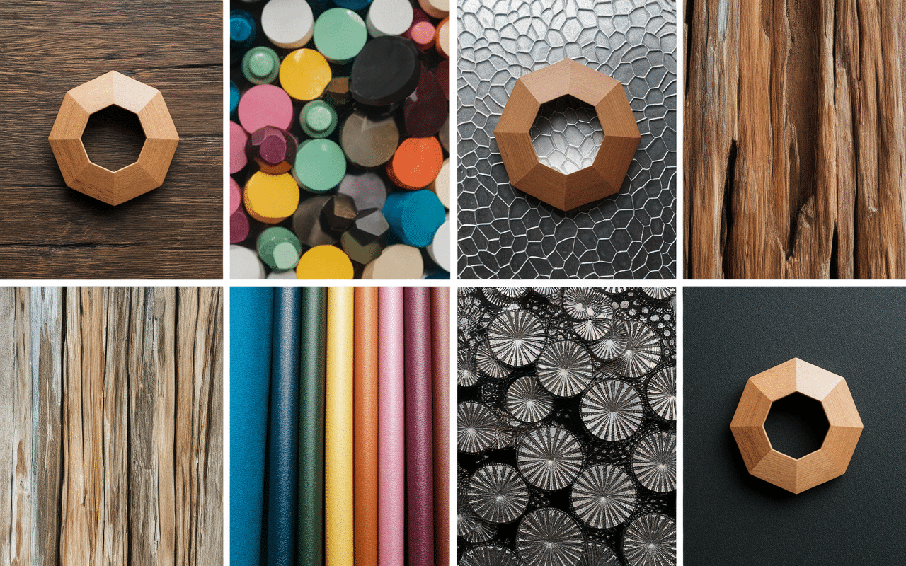 Pouf ou tabouret comparaison visuelle matériaux