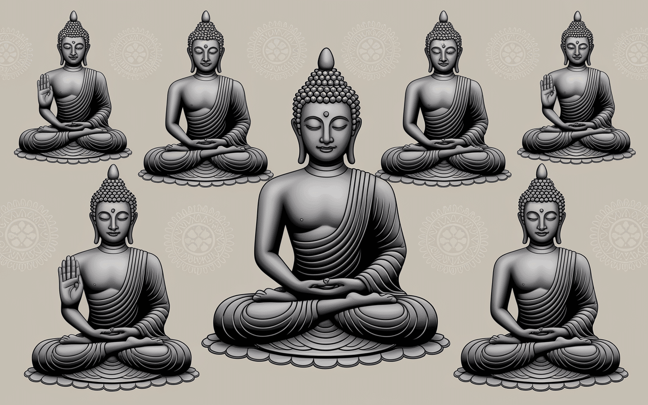 statues bouddha mudras et origines