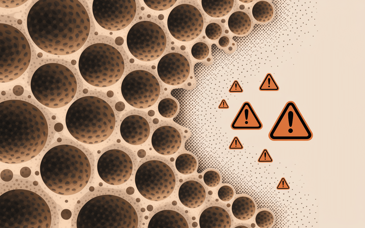 tapis diatomite danger particules fines illustration