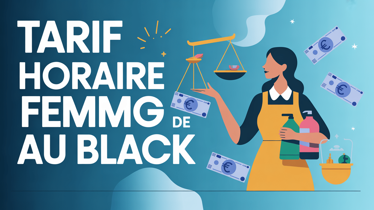 tarif horaire femme de ménage au black, choix entre économies et risques