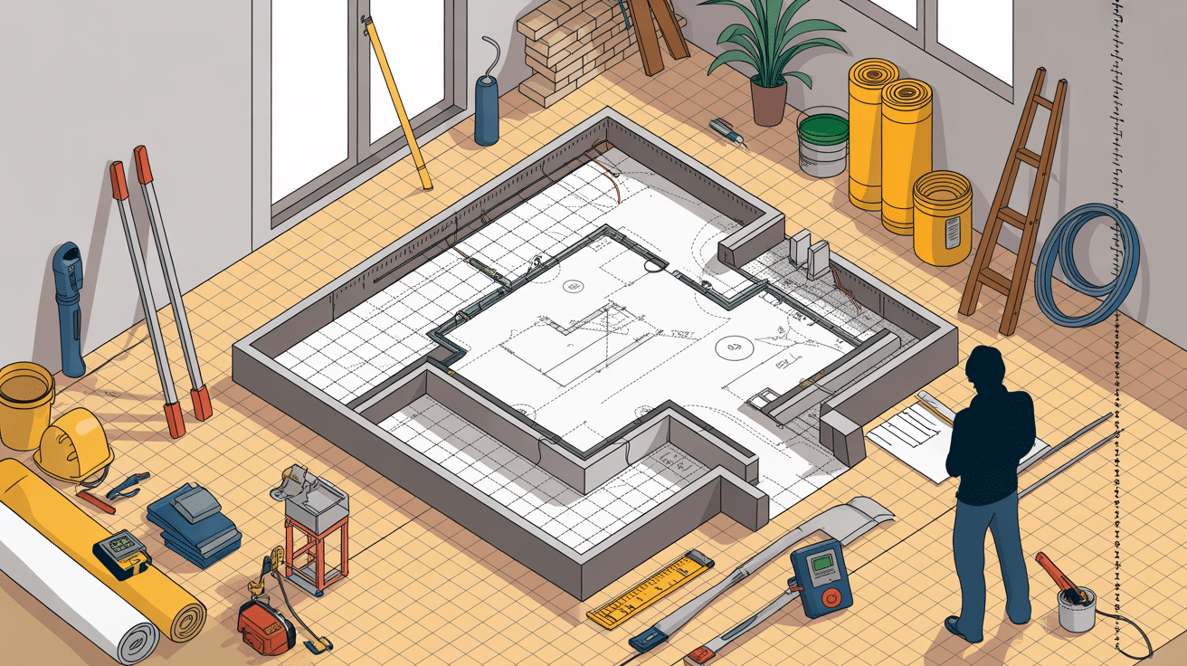 Sous sol en renovation amenagement sous sol avant apres