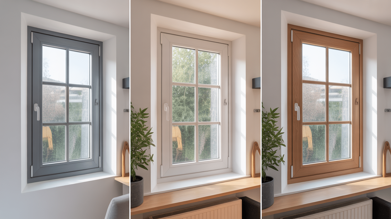 comparaison matériaux baie vitrée fixe aluminium pvc bois