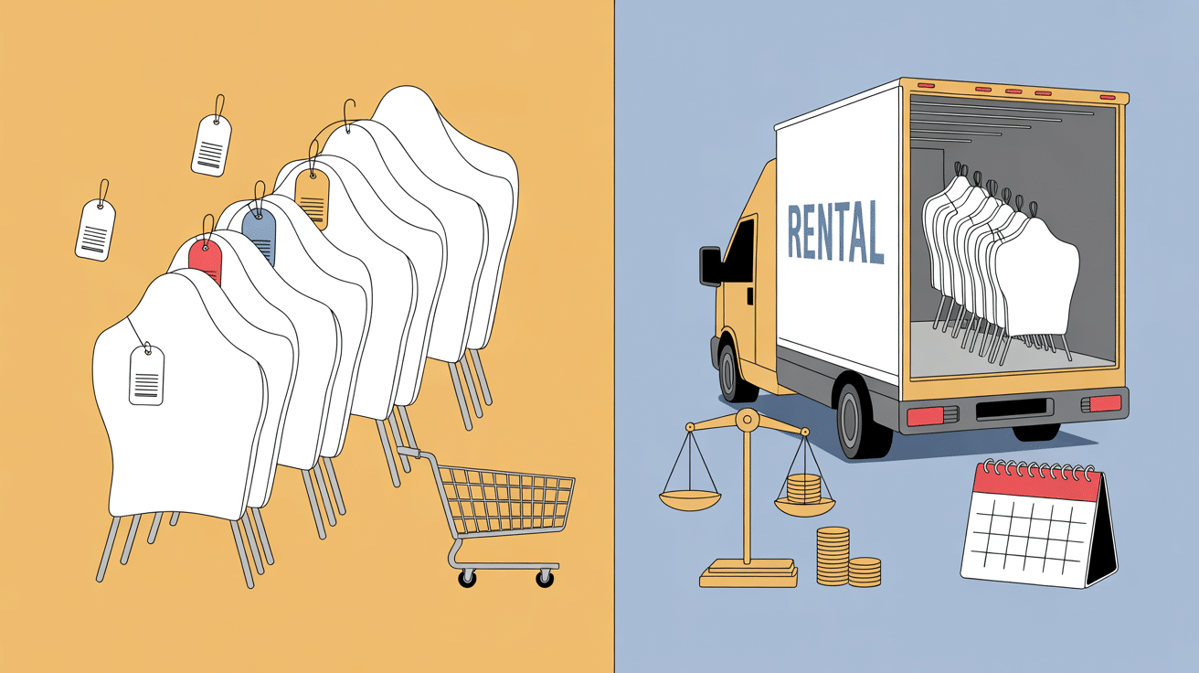 housse de chaise mariage achat vs location comparaison