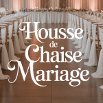 housse de chaise mariage salle élégante tables décorées