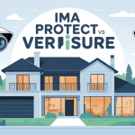 ima protect ou verisure illustration maison sécurisée