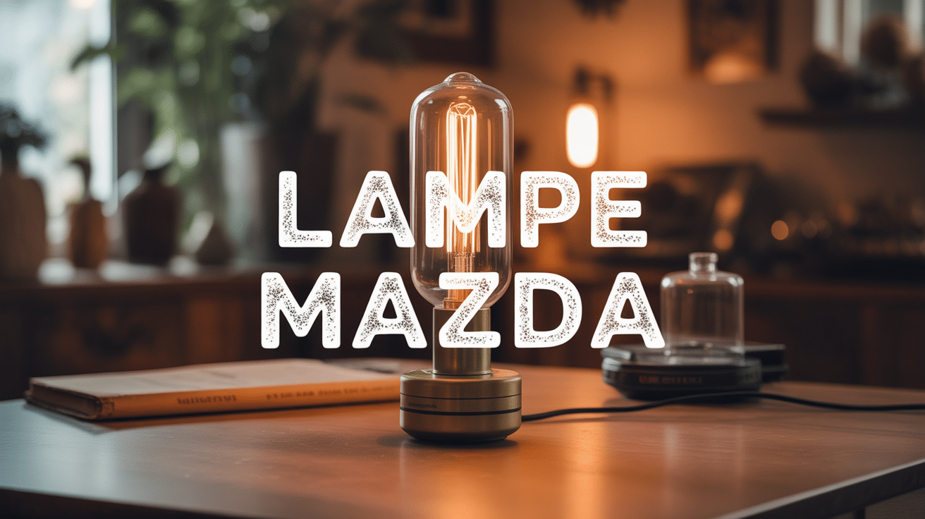 Lampe Mazda ampoule électrique rétro