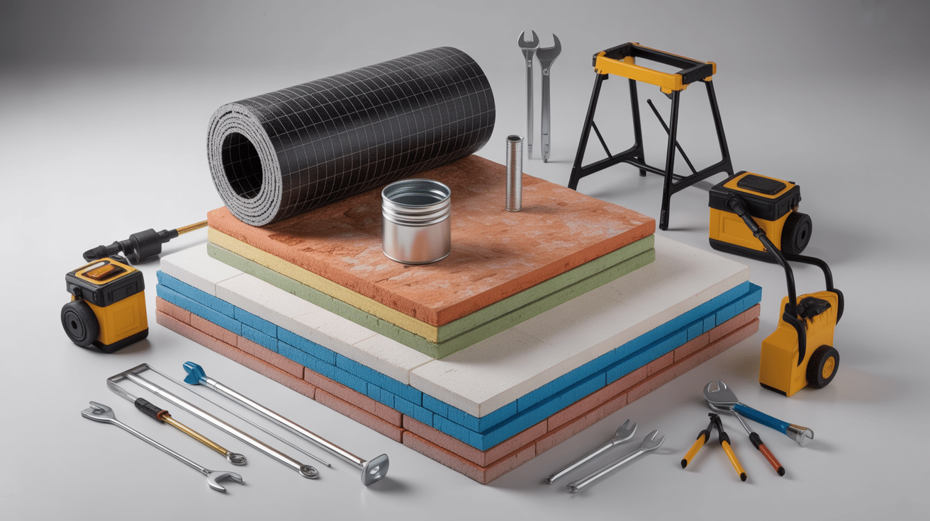 materiaux et composants toit plat ossature bois