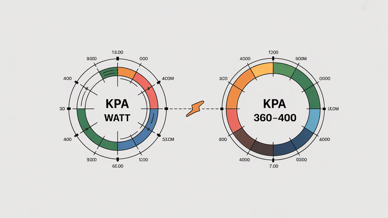 Schema conversion 40 kpa en air watt avec graphiques