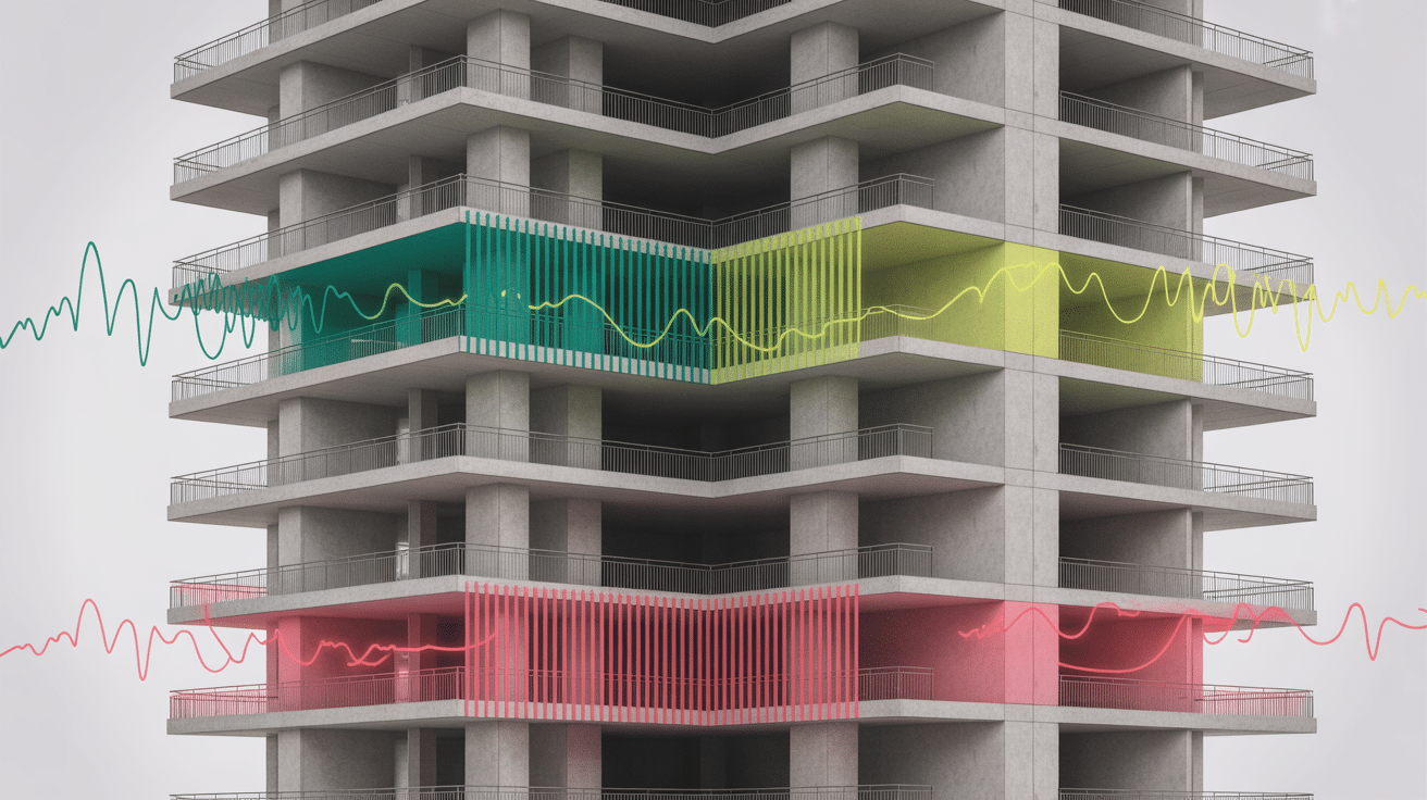 sources bruit solidien immeuble