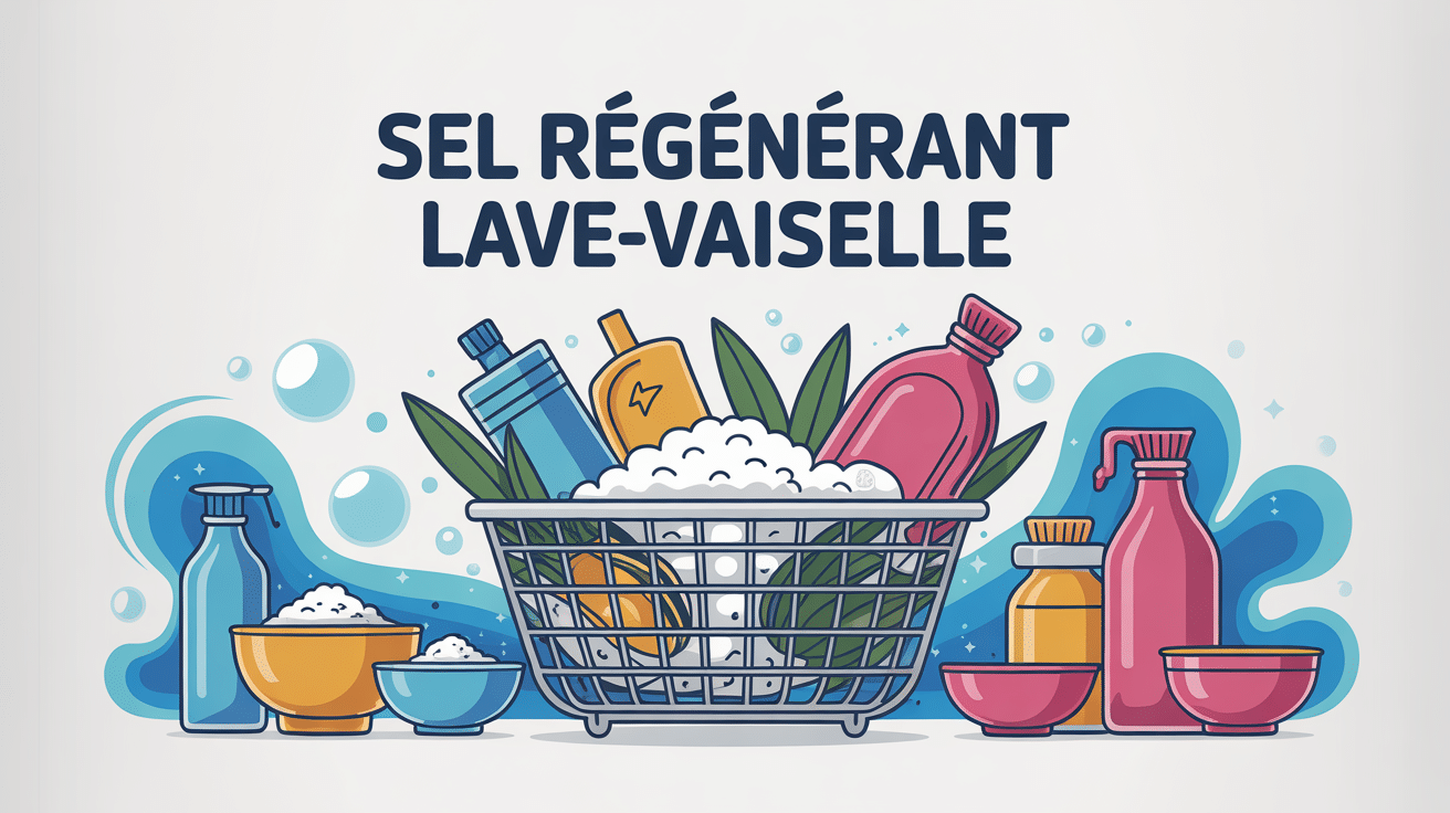 a quoi sert le sel dans le lave vaisselle illustration regénérant et vaisselle brillante