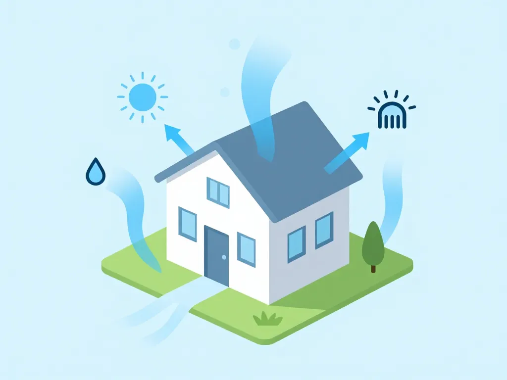 a quoi sert une vmc schema renouvellement air humidite