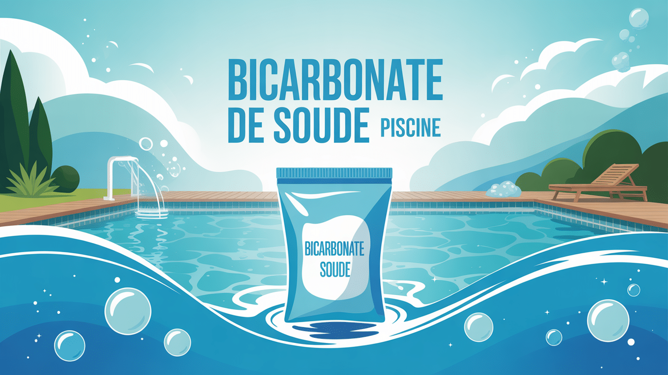 bicarbonate de soude piscine illustration entretien eau équilibrée