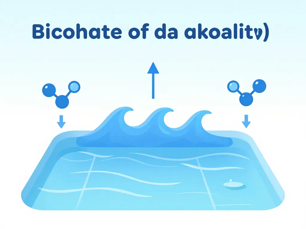 bicarbonate de soude piscine action alcalinité stabilisation pH