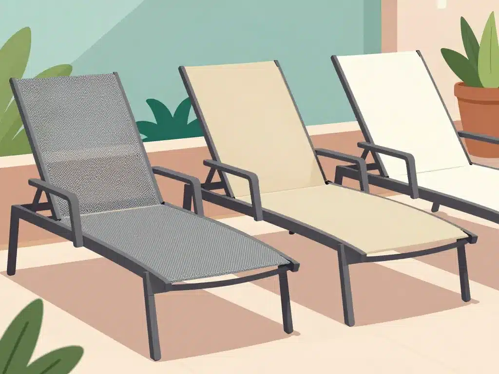 comparatif toile de remplacement pour bain de soleil textilene polyester batyline