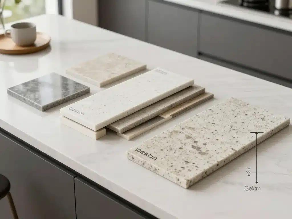 dekton plan de travail coloris épaisseurs finitions