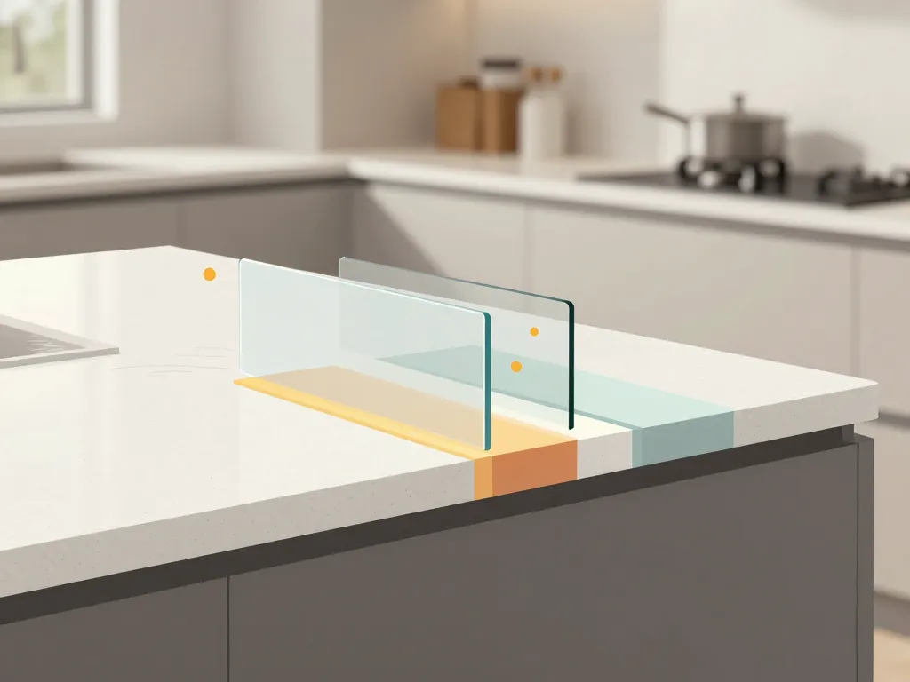 dekton plan de travail cross-section résistance