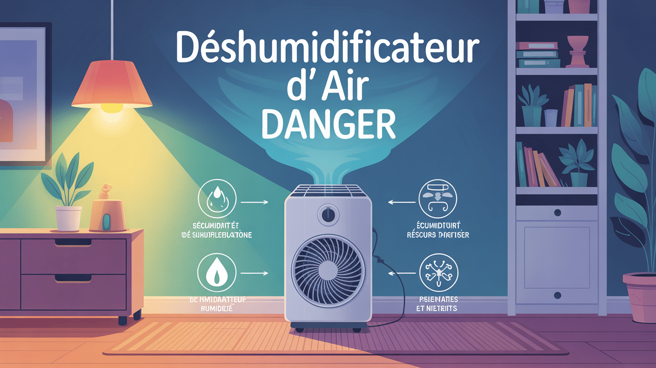 déshumidificateur d'air danger illustration dangers et sécurité