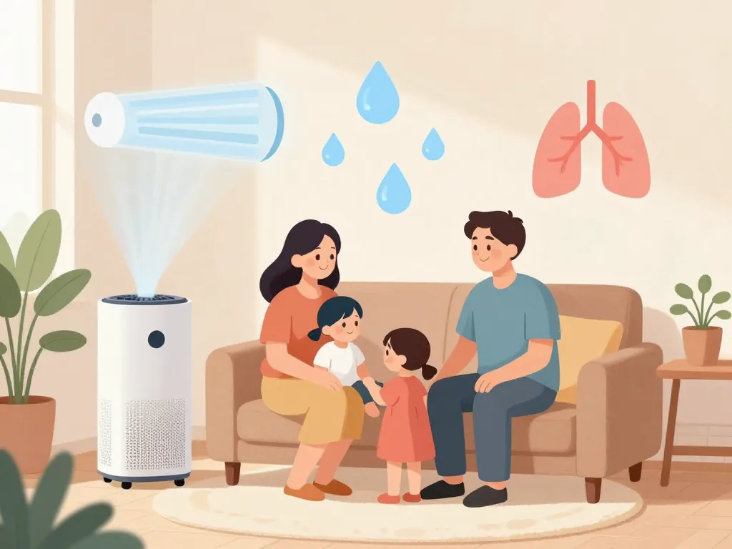 déshumidificateur d'air danger effets santé air intérieur