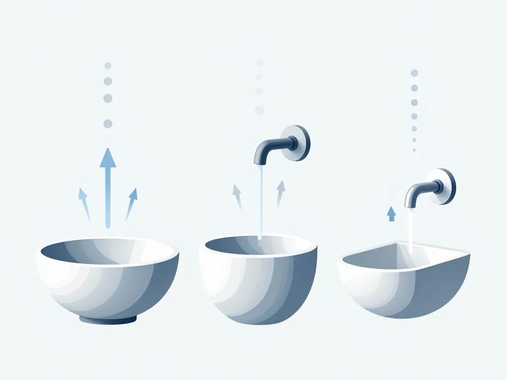 Comparatif hauteur plan vasque types et ergonomie