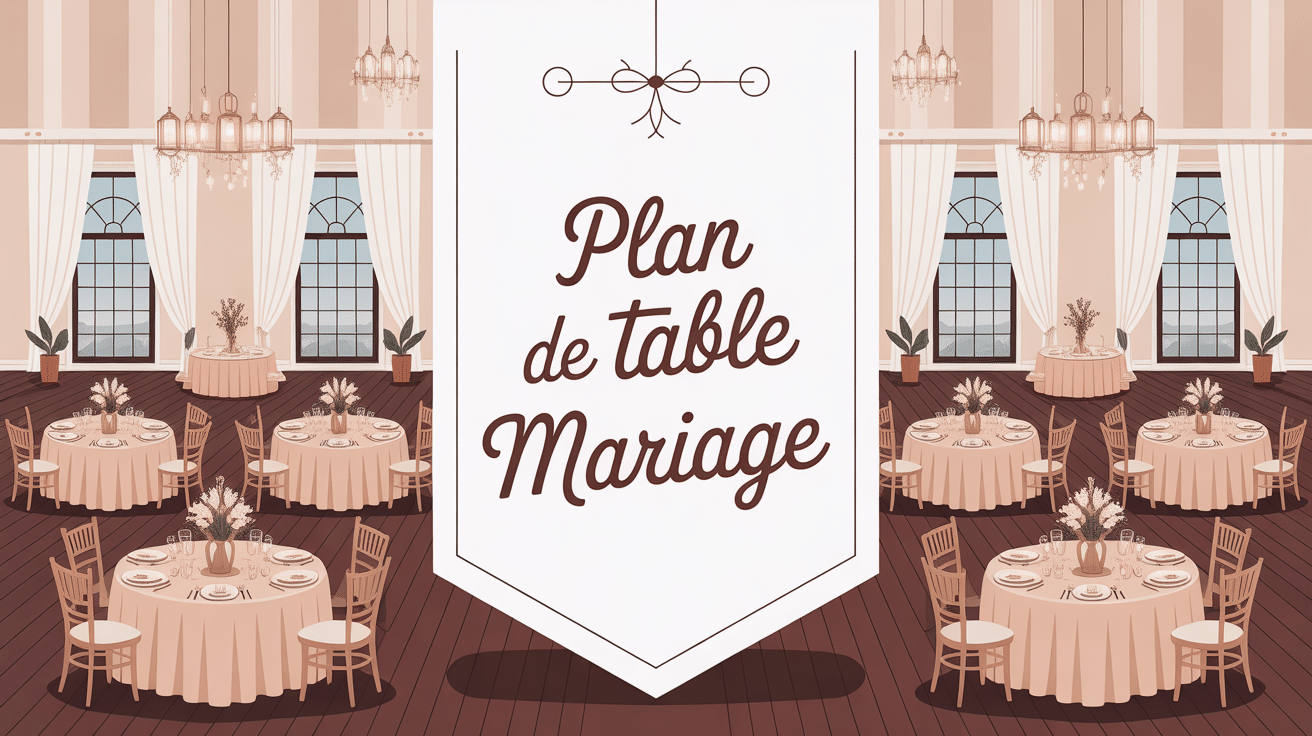idée plan de table mariage ambiance chaleureuse
