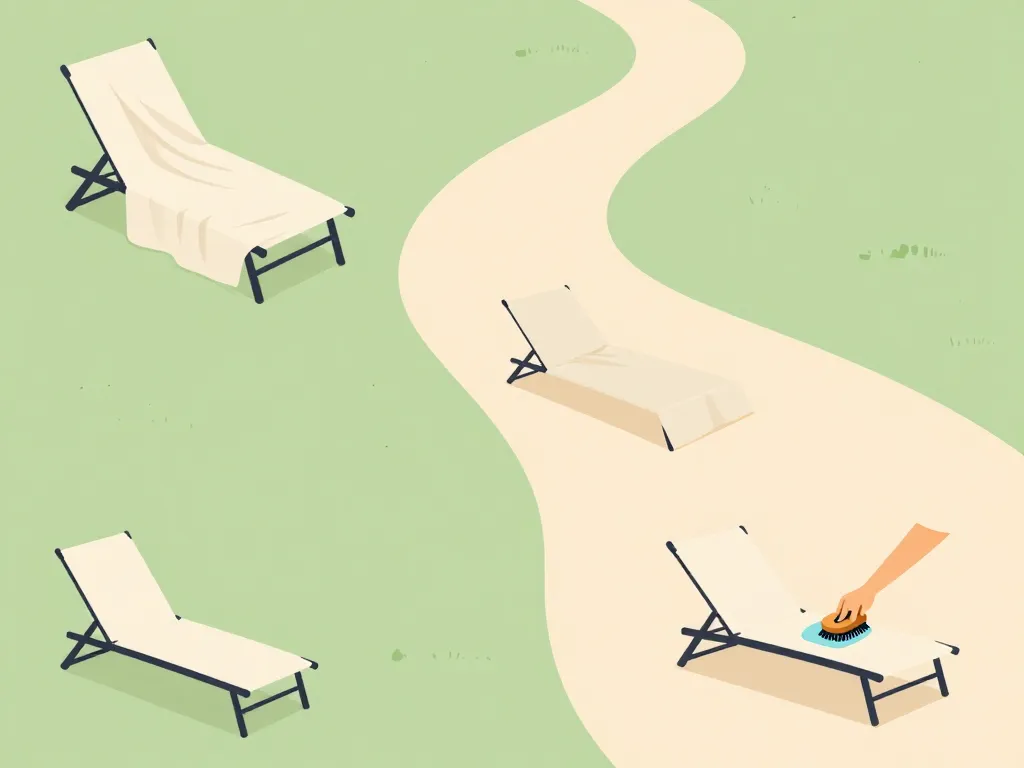 installation toile de remplacement pour bain de soleil étapes et nettoyage