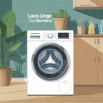 lave linge top siemens dans intérieur moderne