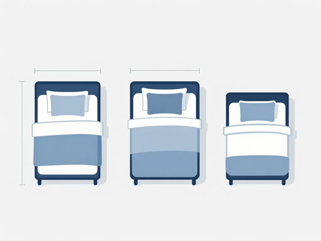 diagramme concept lit simple dimension différents formats