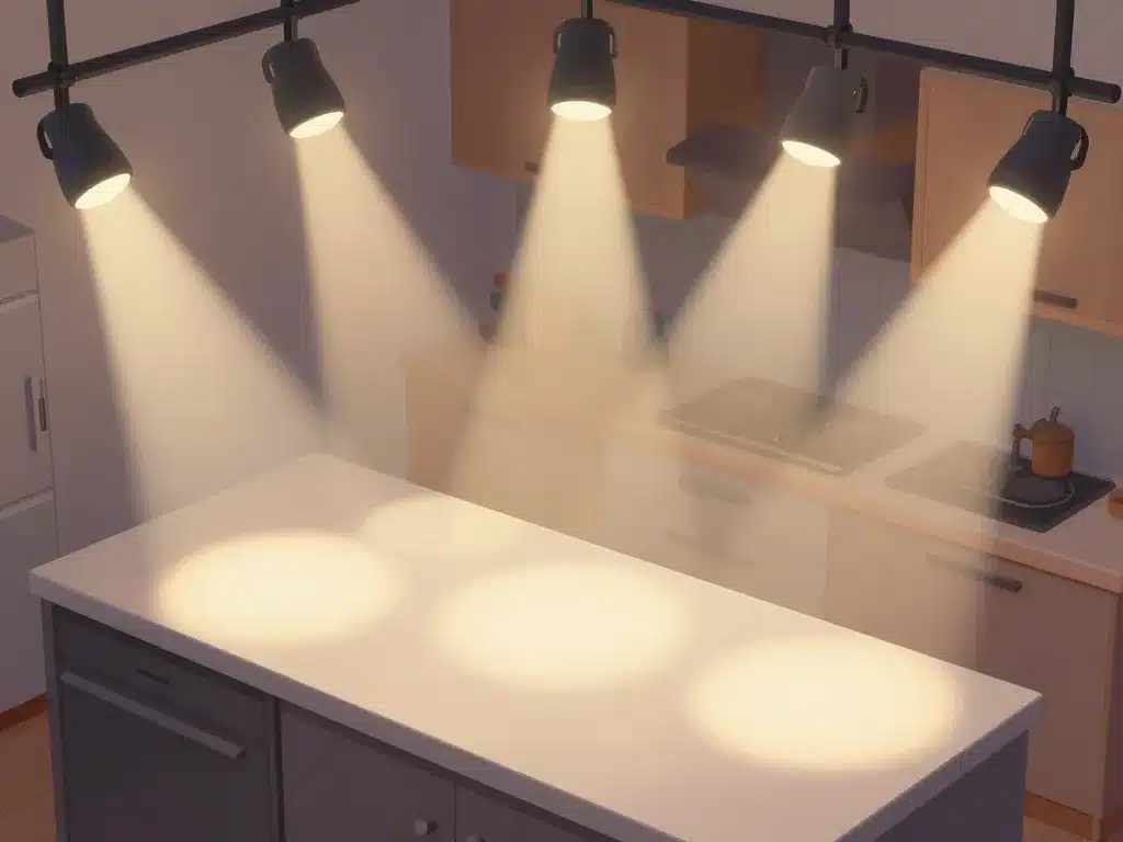 Spots cuisine plan de travail installation optimale